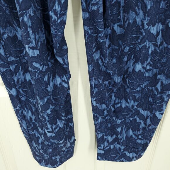 NWT Athleta Trekkie North Jogger 22 Ethereal Bloom Cottage Blue Floral - Picture 12 of 15